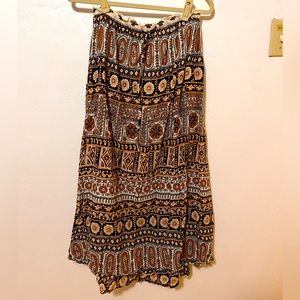 Billabong boho maxi skirt